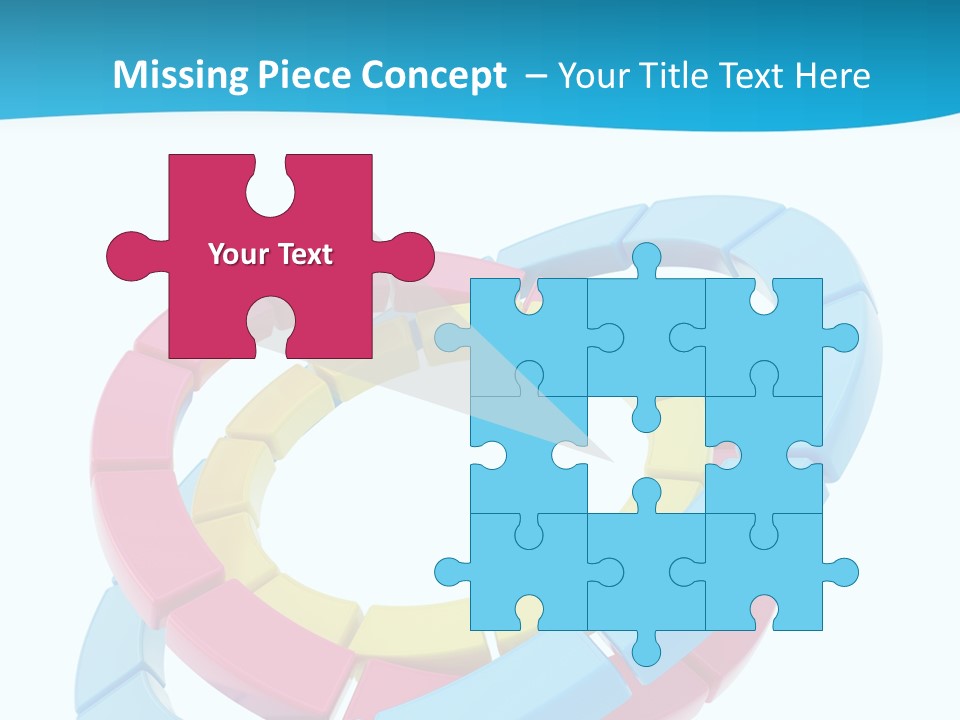 Plate Bright Element PowerPoint Template