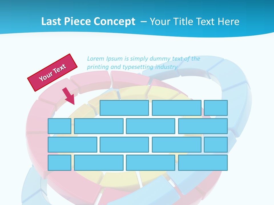 Plate Bright Element PowerPoint Template