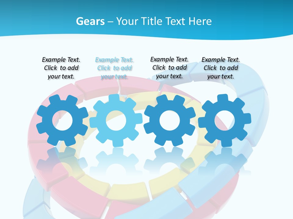 Plate Bright Element PowerPoint Template