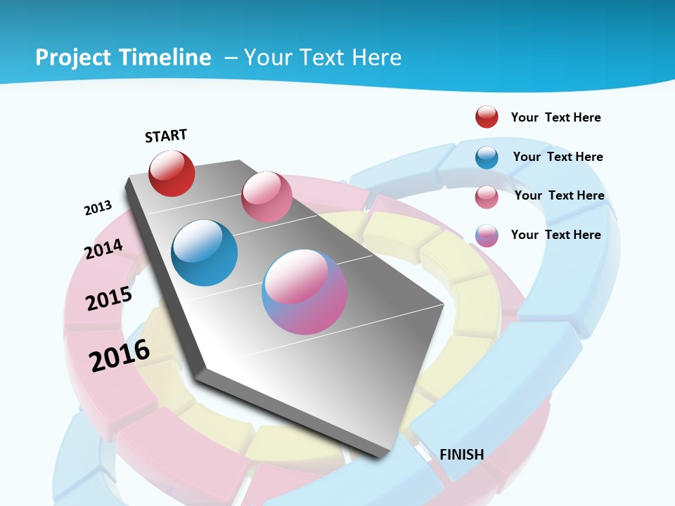 Plate Bright Element PowerPoint Template