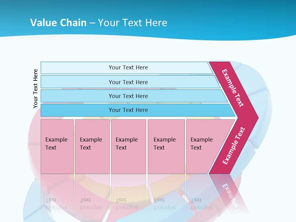 Plate Bright Element PowerPoint Template