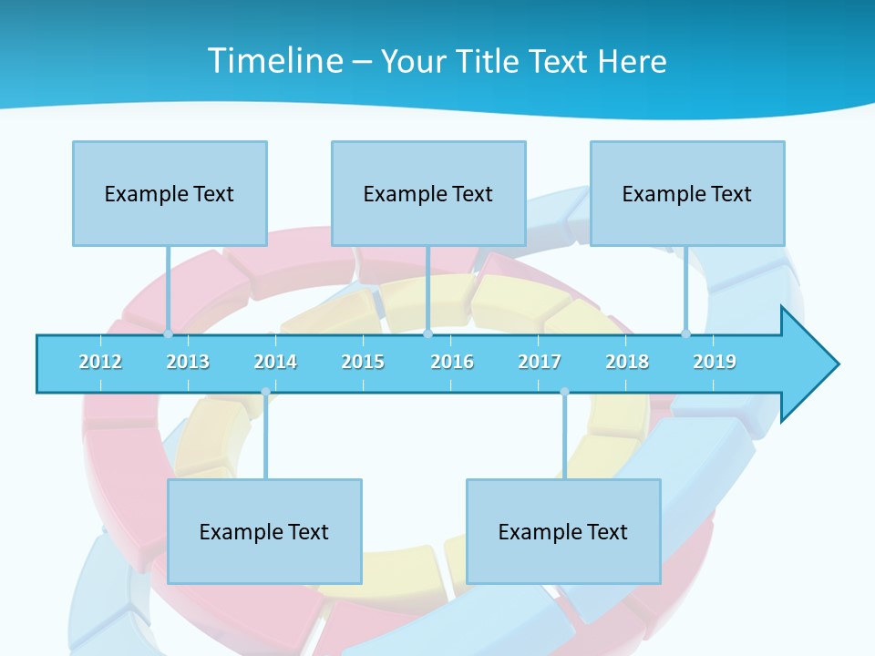 Plate Bright Element PowerPoint Template