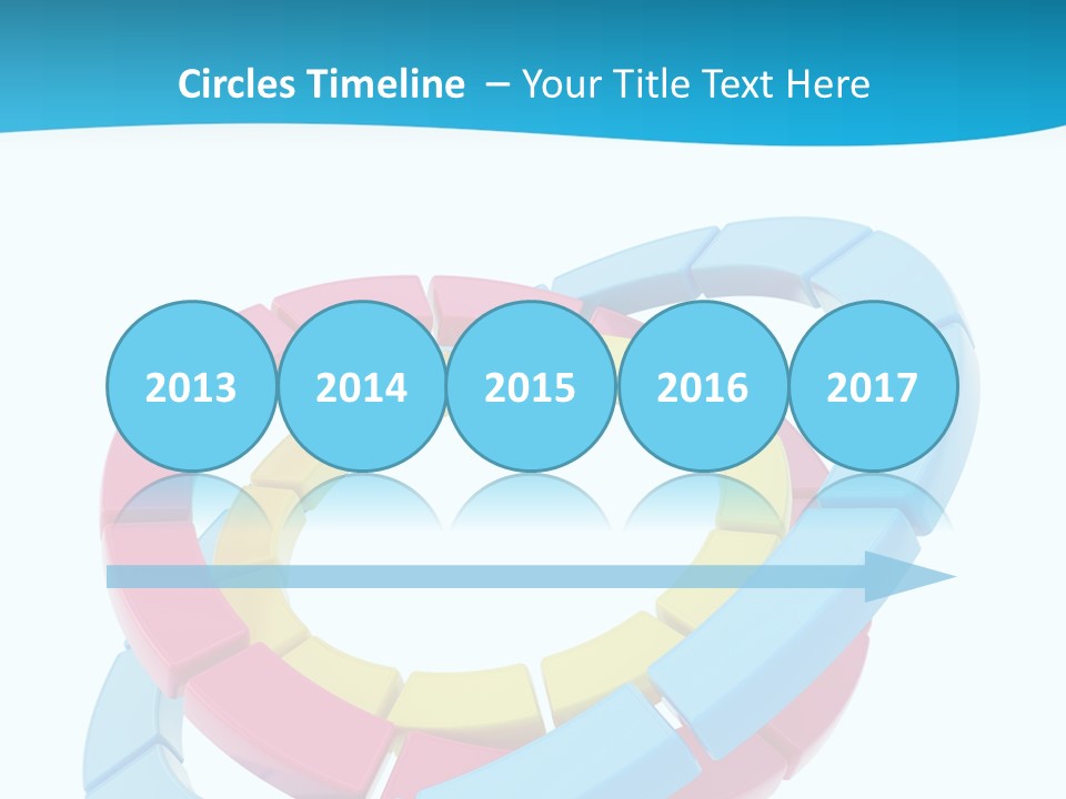 Plate Bright Element PowerPoint Template