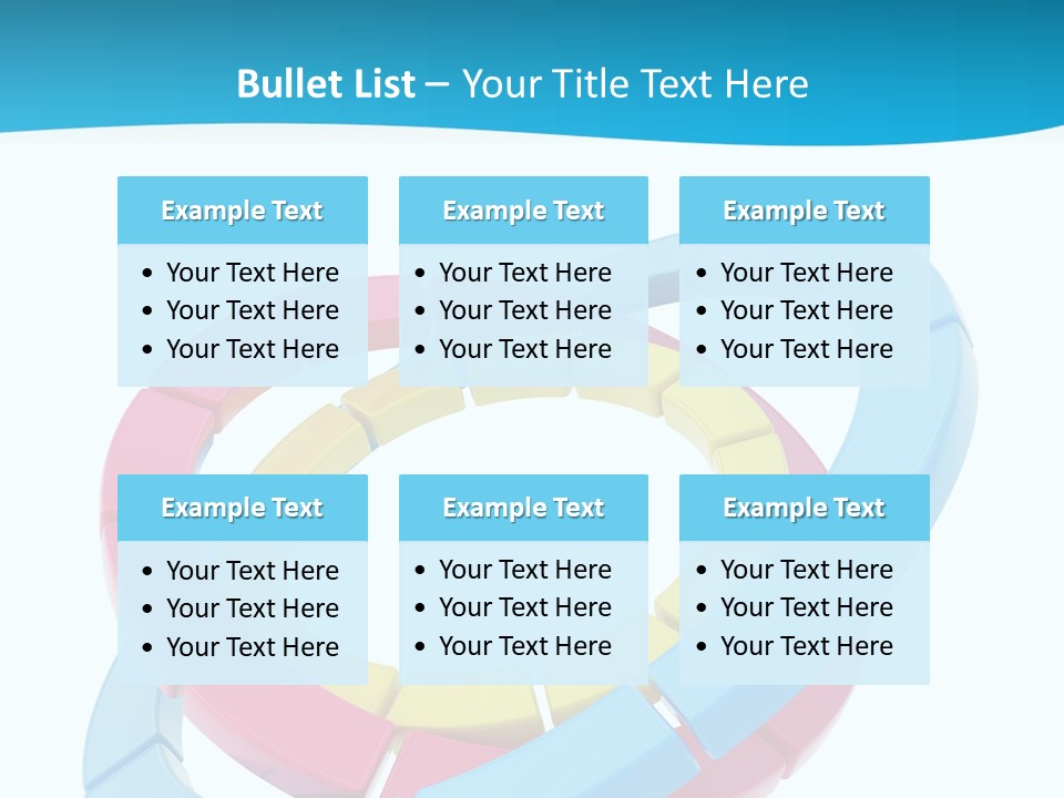 Plate Bright Element PowerPoint Template