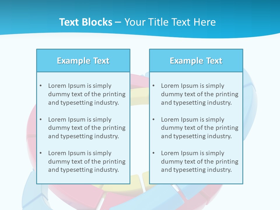 Plate Bright Element PowerPoint Template