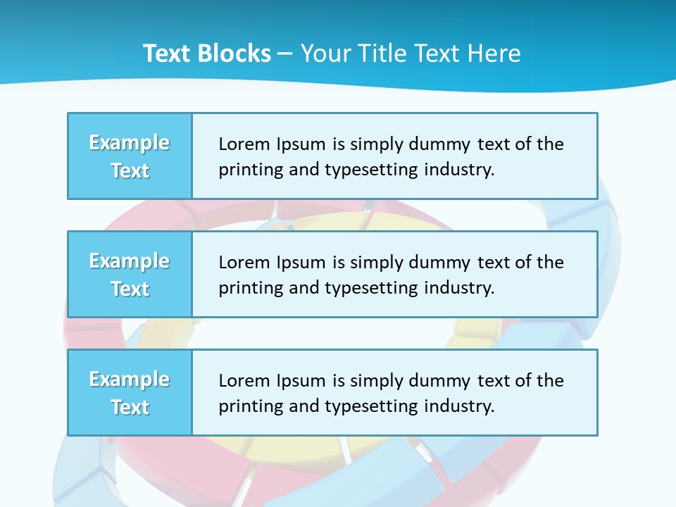 Plate Bright Element PowerPoint Template