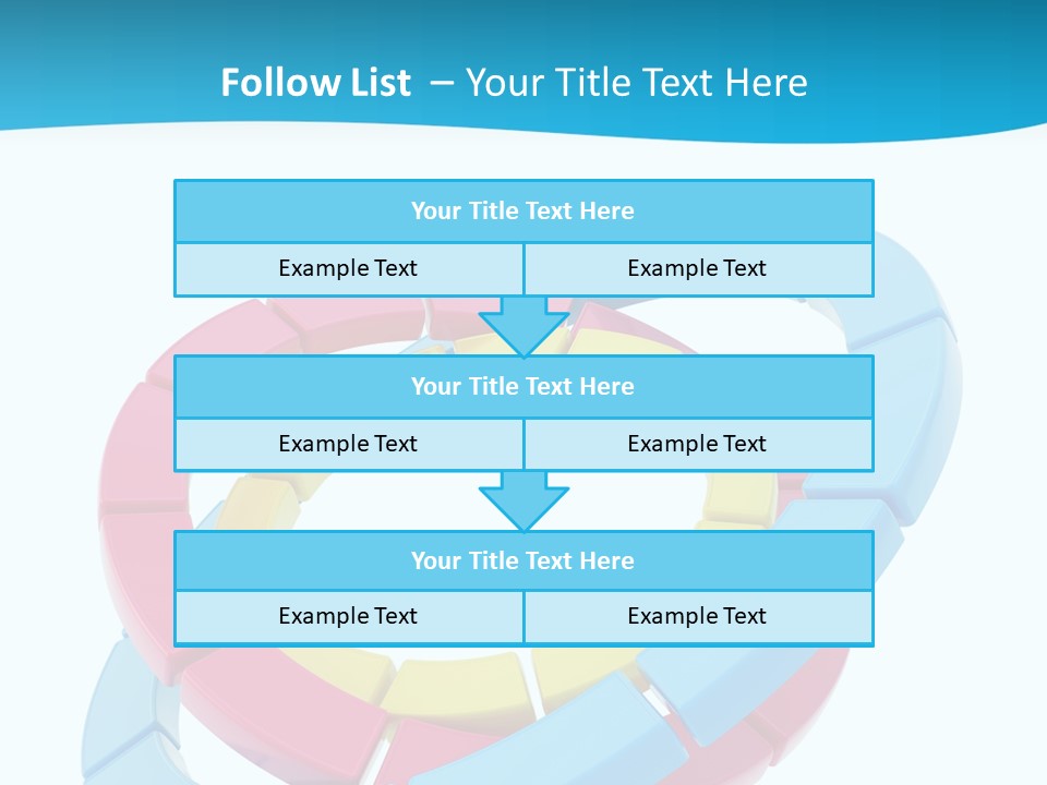 Plate Bright Element PowerPoint Template