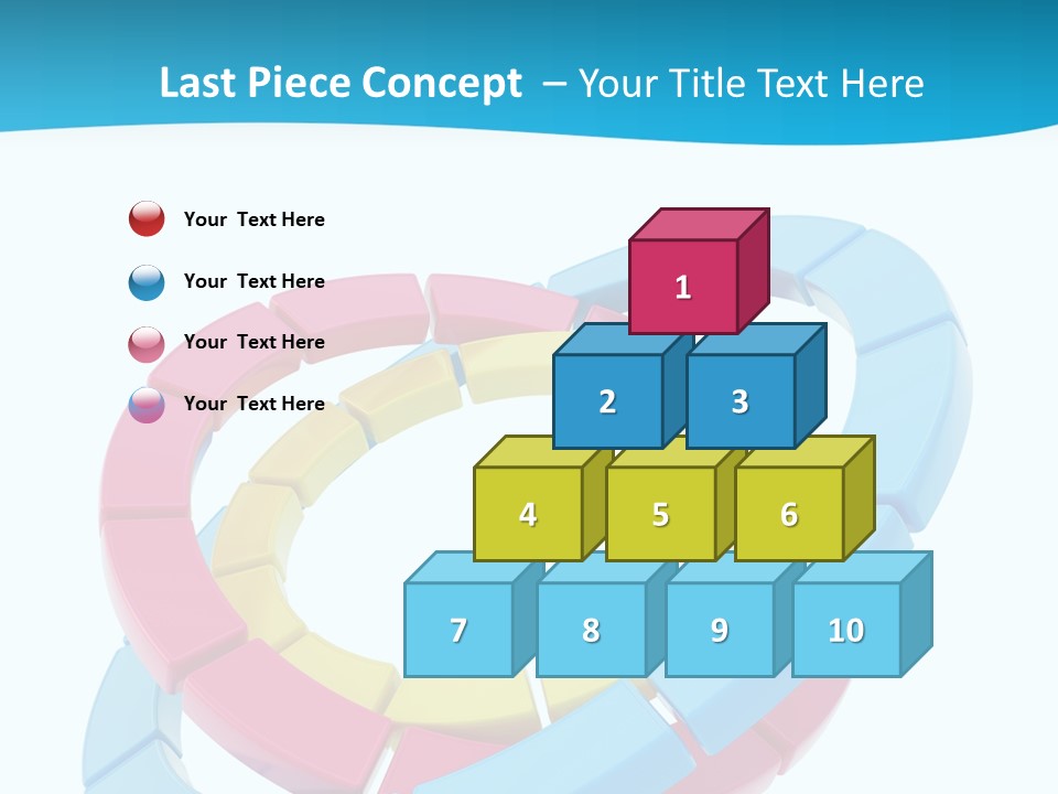 Plate Bright Element PowerPoint Template