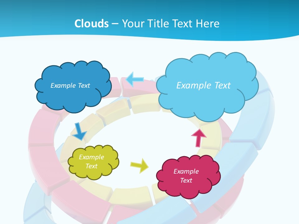 Plate Bright Element PowerPoint Template