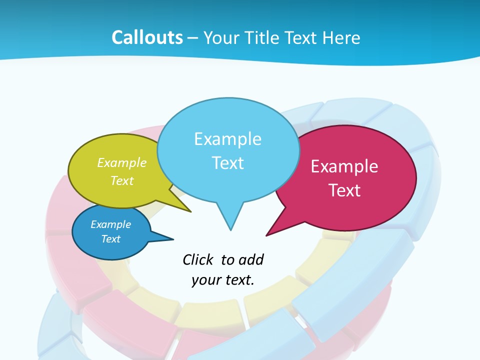 Plate Bright Element PowerPoint Template