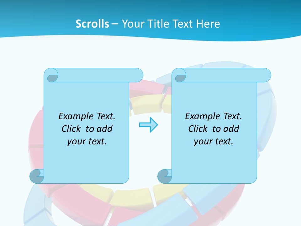 Plate Bright Element PowerPoint Template