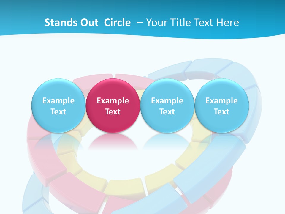 Plate Bright Element PowerPoint Template