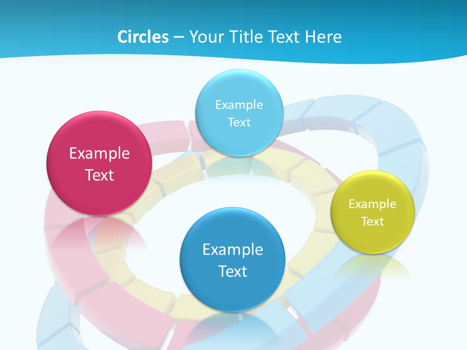 Plate Bright Element PowerPoint Template