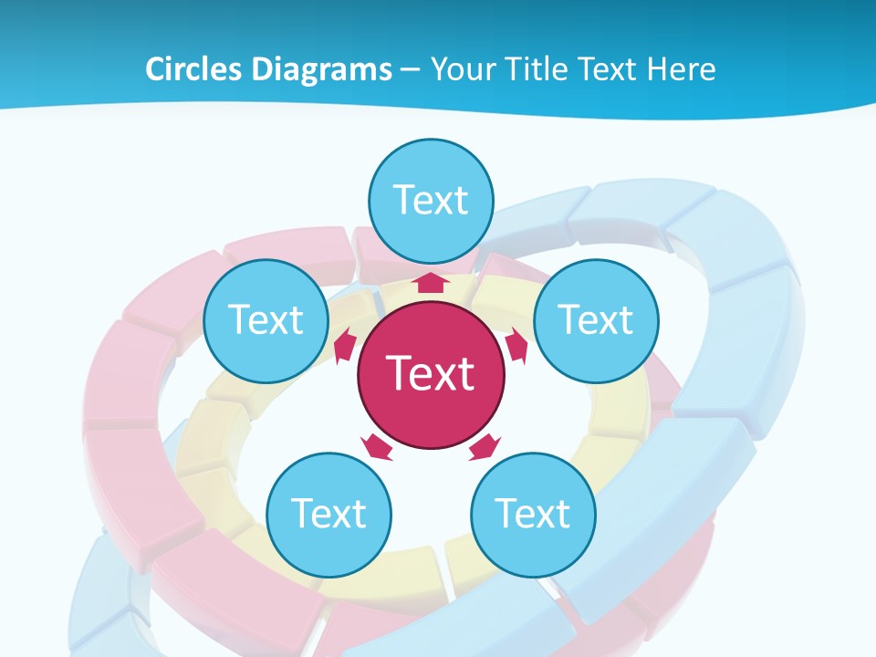 Plate Bright Element PowerPoint Template