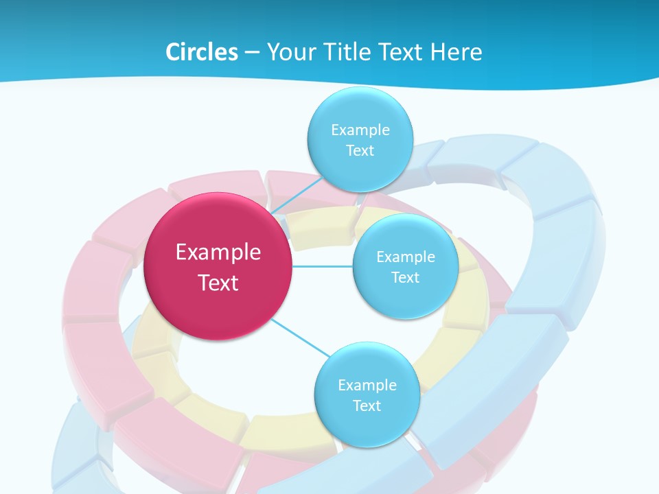 Plate Bright Element PowerPoint Template