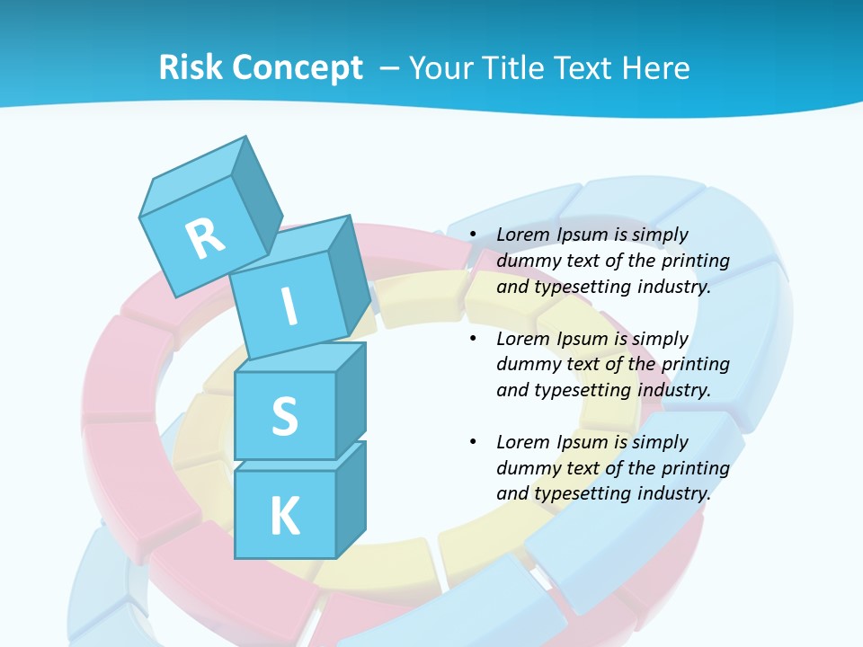 Plate Bright Element PowerPoint Template