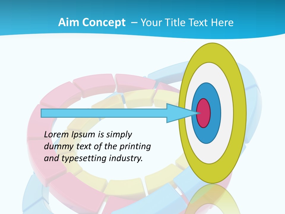 Plate Bright Element PowerPoint Template