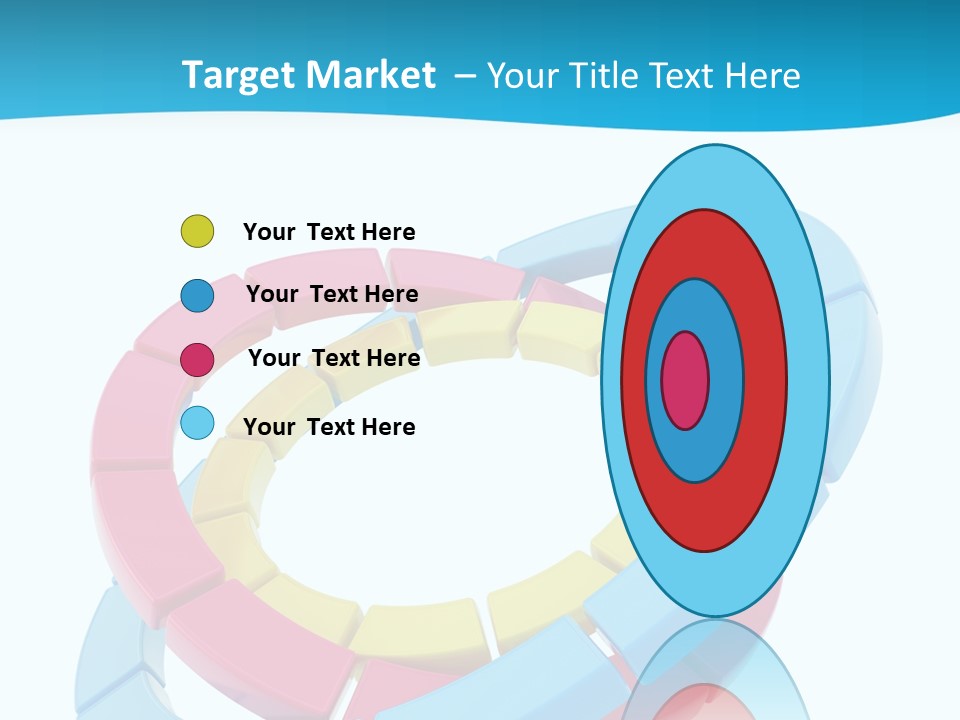 Plate Bright Element PowerPoint Template