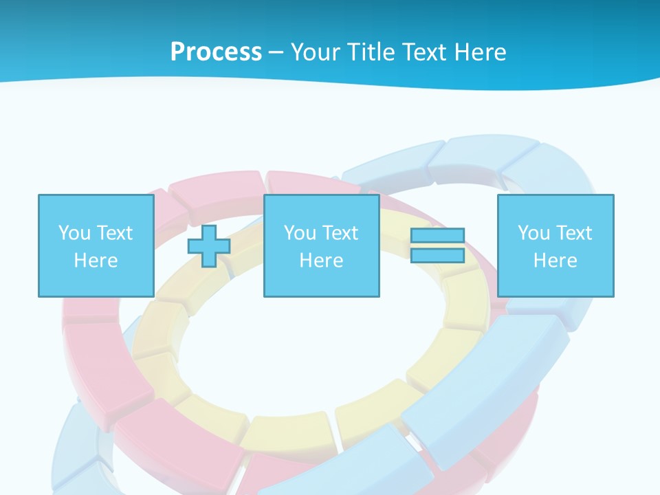 Plate Bright Element PowerPoint Template