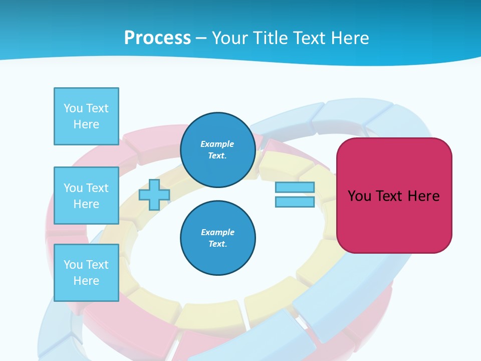 Plate Bright Element PowerPoint Template