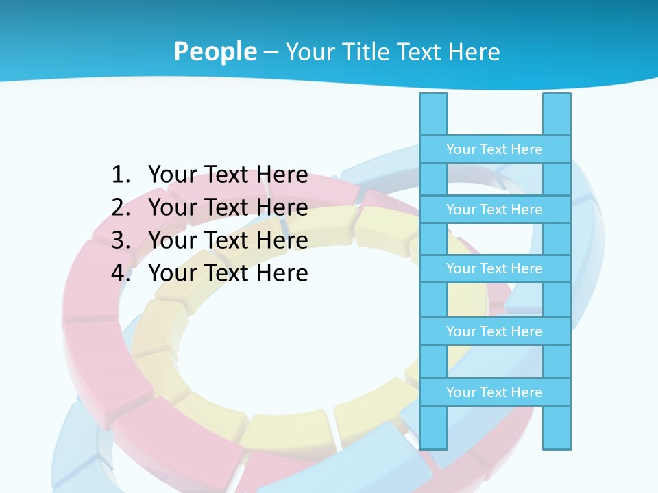 Plate Bright Element PowerPoint Template