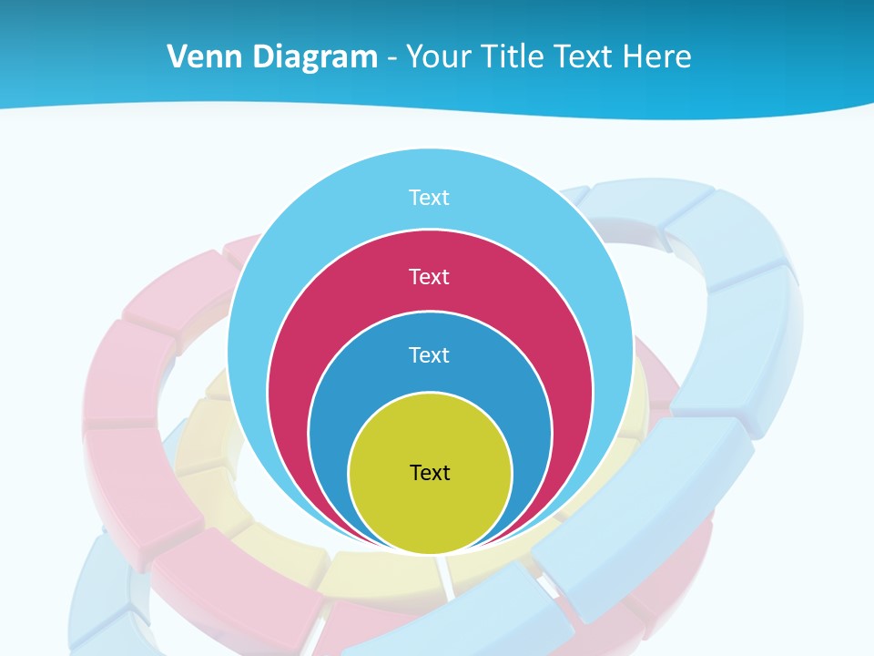 Plate Bright Element PowerPoint Template