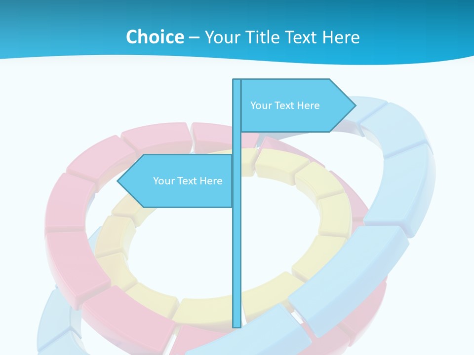 Plate Bright Element PowerPoint Template