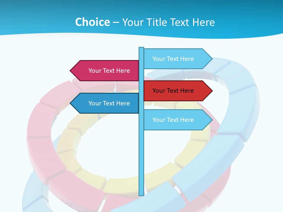 Plate Bright Element PowerPoint Template