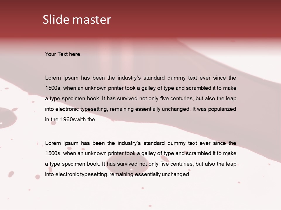 Murder Cut Puddle PowerPoint Template