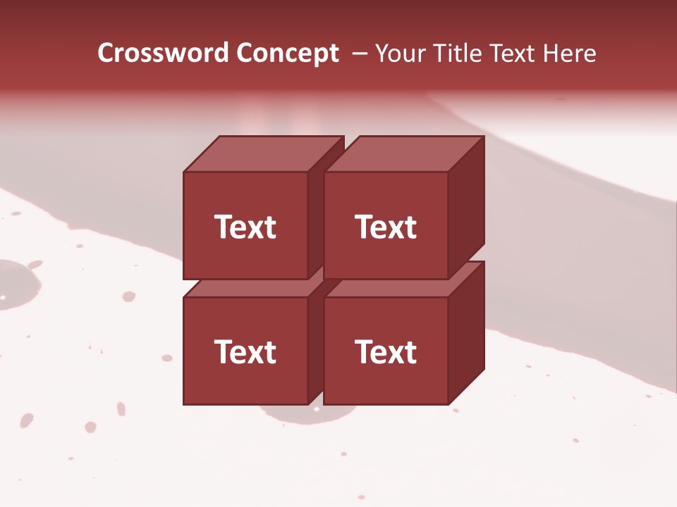 Murder Cut Puddle PowerPoint Template