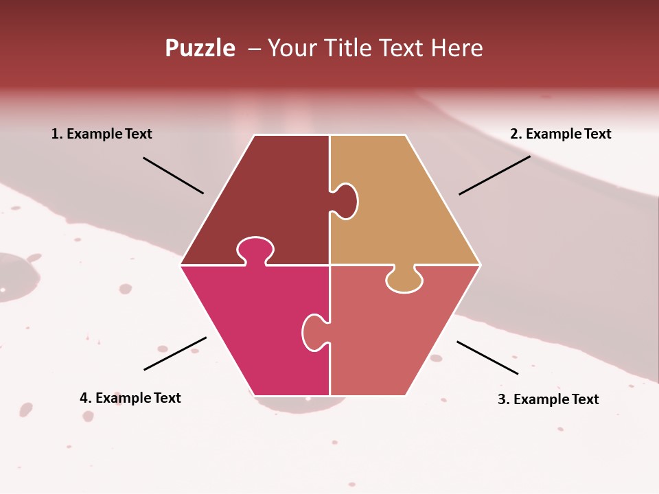 Murder Cut Puddle PowerPoint Template