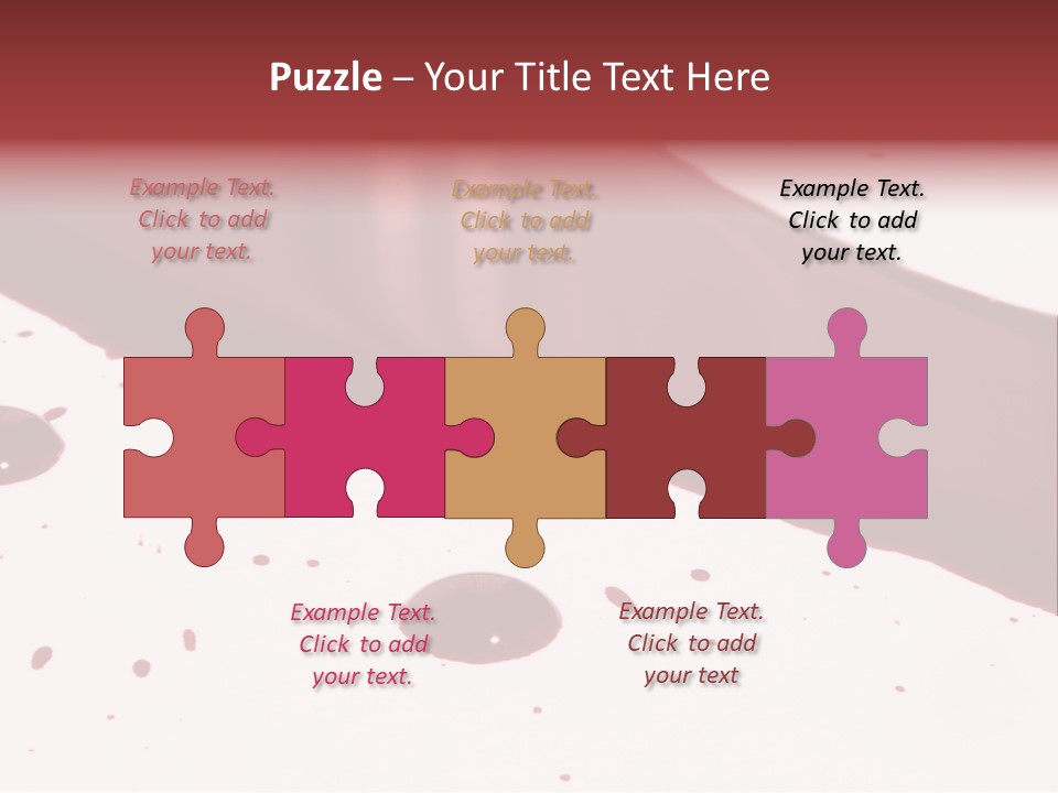 Murder Cut Puddle PowerPoint Template
