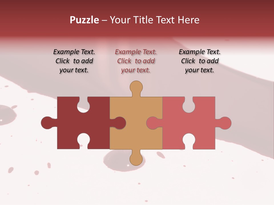 Murder Cut Puddle PowerPoint Template