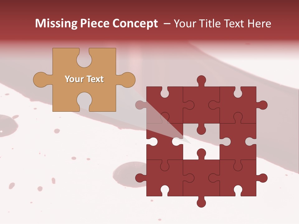 Murder Cut Puddle PowerPoint Template