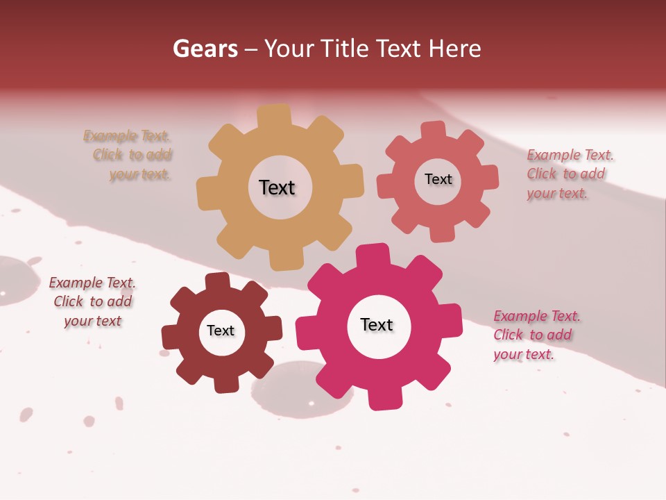 Murder Cut Puddle PowerPoint Template