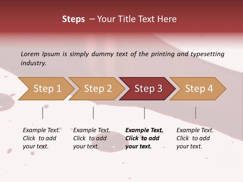 Murder Cut Puddle PowerPoint Template