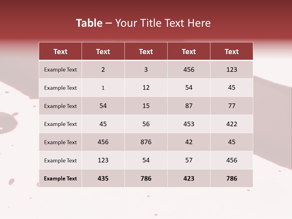 Murder Cut Puddle PowerPoint Template