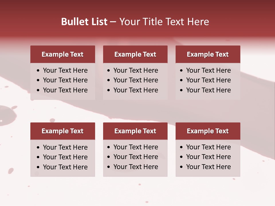 Murder Cut Puddle PowerPoint Template