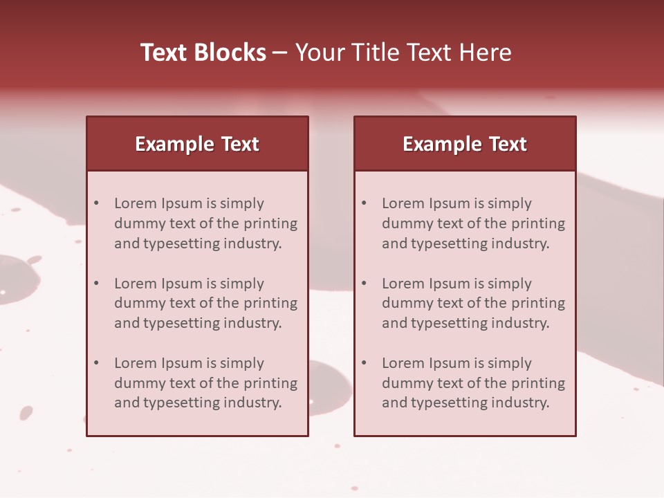 Murder Cut Puddle PowerPoint Template