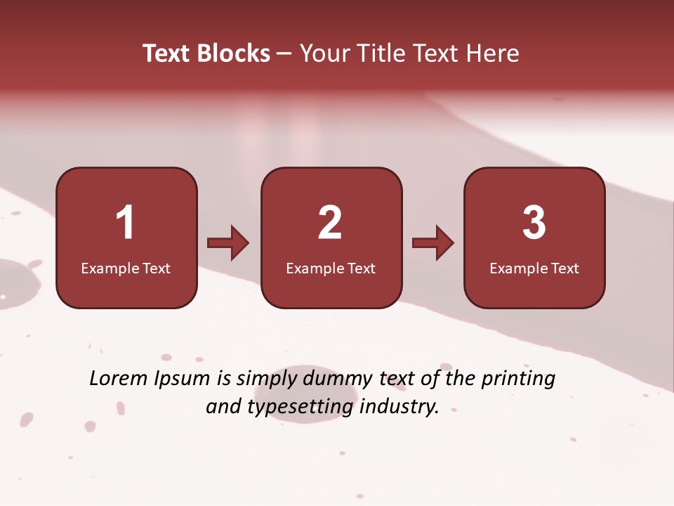 Murder Cut Puddle PowerPoint Template