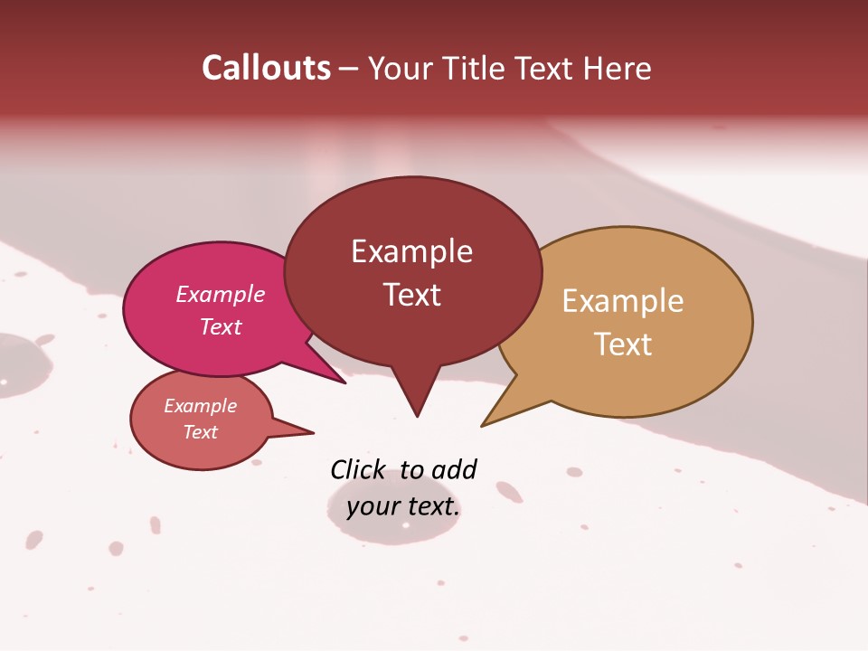 Murder Cut Puddle PowerPoint Template