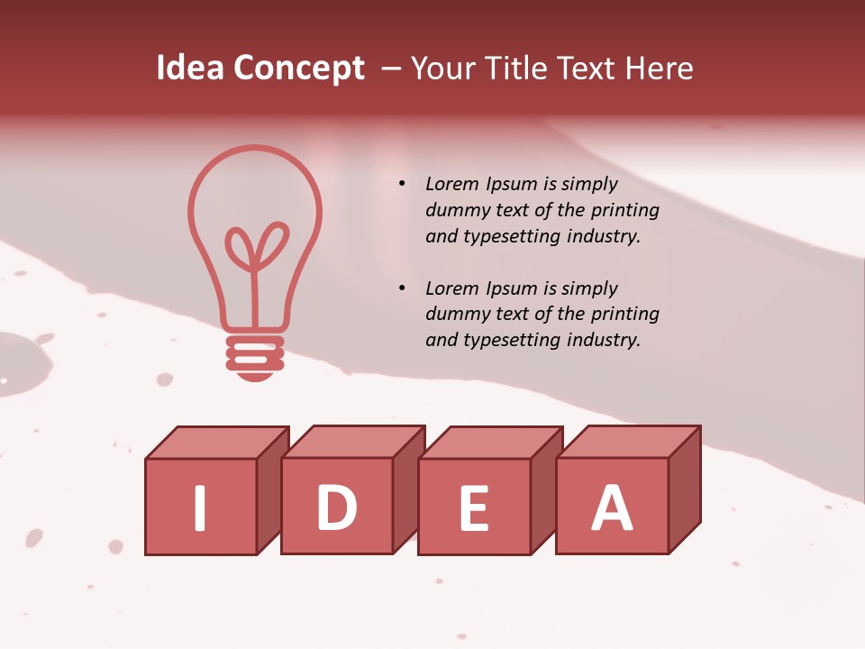 Murder Cut Puddle PowerPoint Template