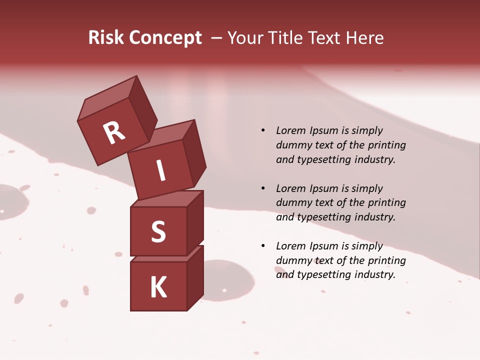Murder Cut Puddle PowerPoint Template