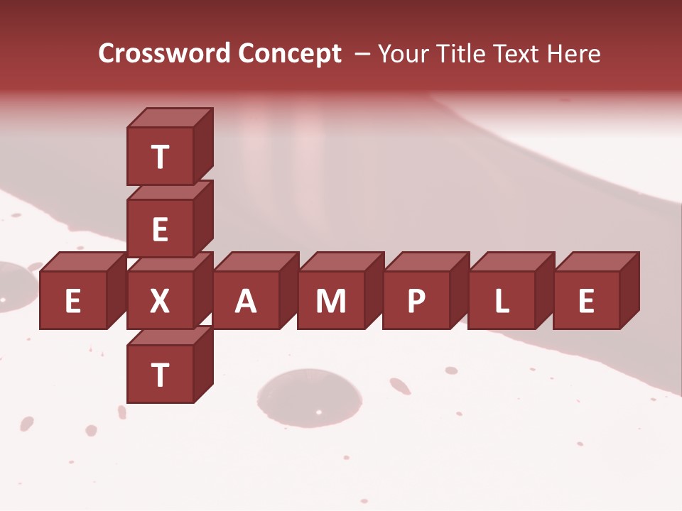 Murder Cut Puddle PowerPoint Template