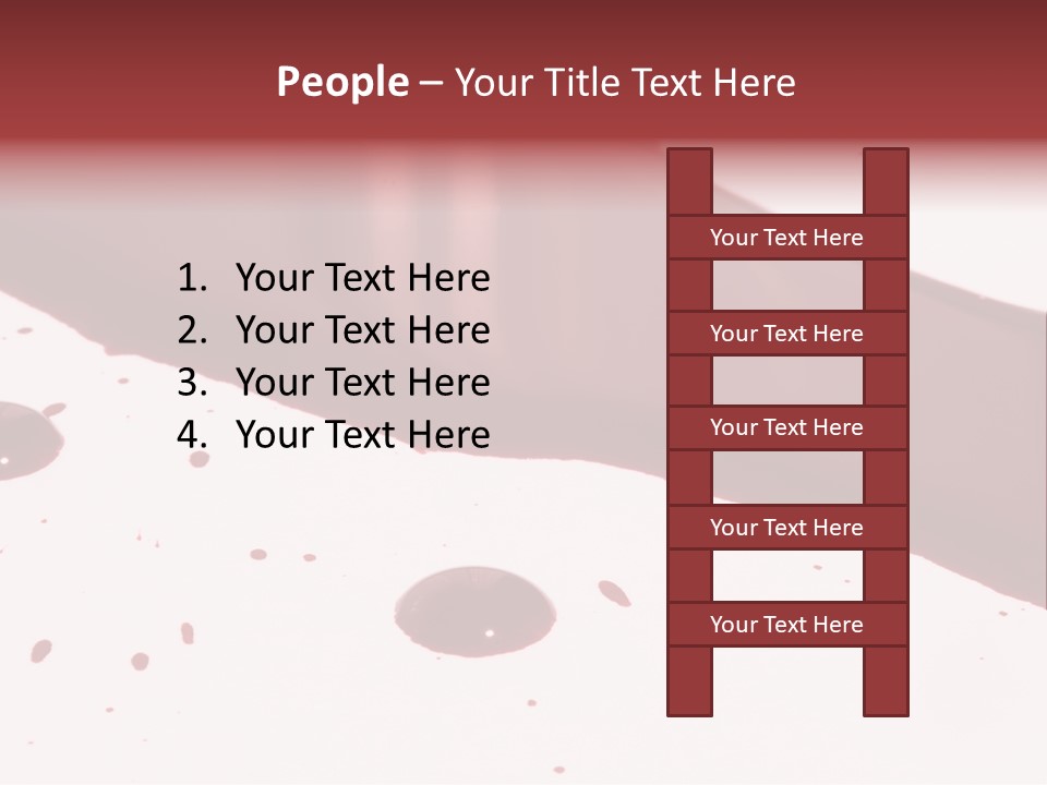 Murder Cut Puddle PowerPoint Template