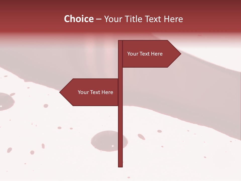 Murder Cut Puddle PowerPoint Template