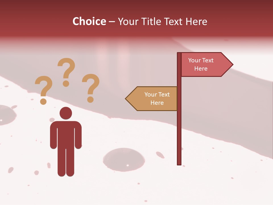 Murder Cut Puddle PowerPoint Template