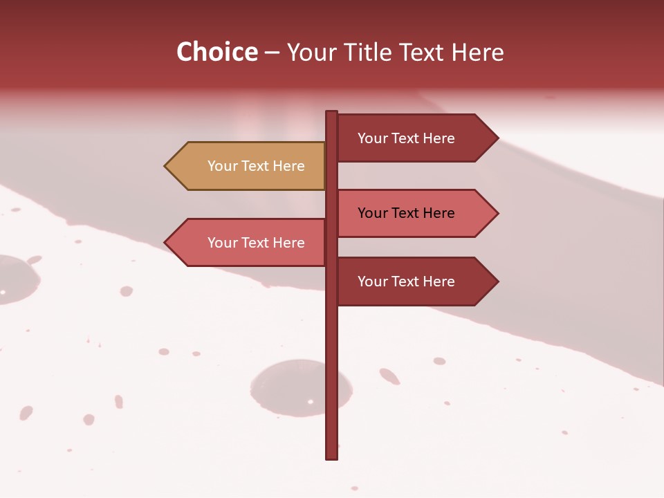 Murder Cut Puddle PowerPoint Template