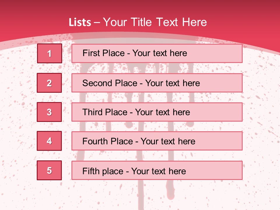 Splat Injury Danger PowerPoint Template