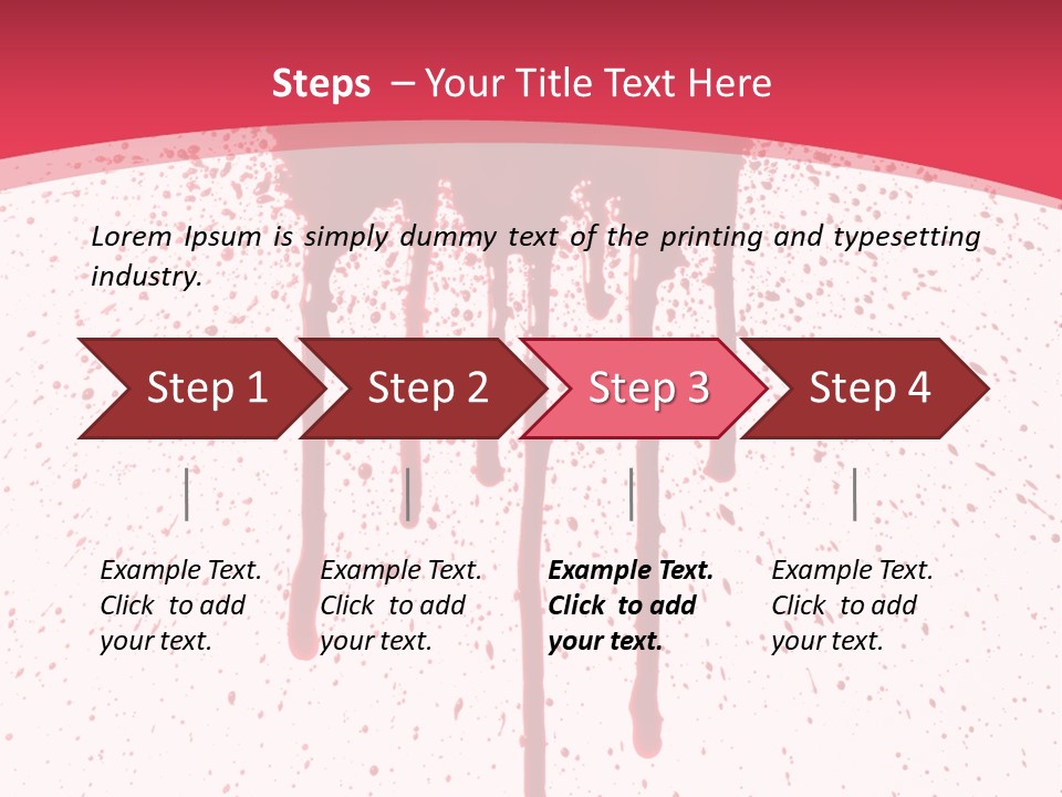 Splat Injury Danger PowerPoint Template